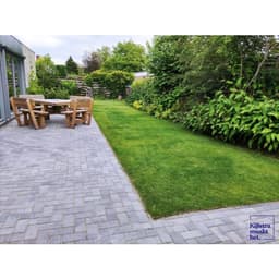 Betonstraatsteen 6 cm grijs/zwart komo 4