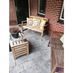 Stonique trommel 20x30x5 cm grijs/zwart 4