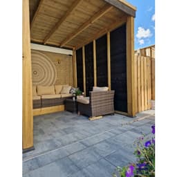 H2O comfort square 60x30x5 cm nero/grey 2