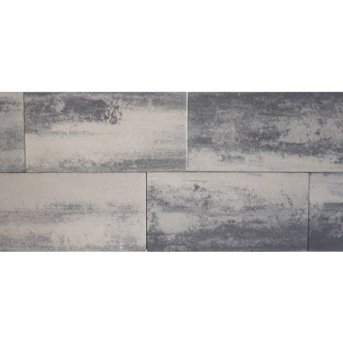 H2O comfort square 40x80x5 cm nero/grey