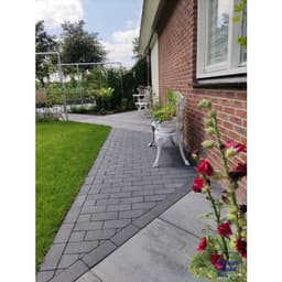 Patio betonstraatsteen 6 cm black TOP mini facet komo 2