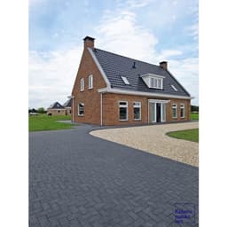 Patio betonstraatsteen 8 cm black TOP mini facet komo 4