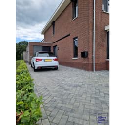 Longstone opritsteen 7 cm grijs/zwart 6