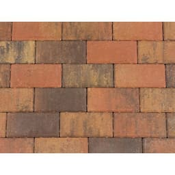 Betonstraatsteen 6 cm oud bruin komo 2