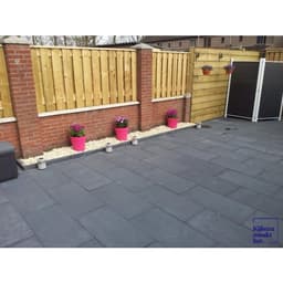 H2O comfort square 60x30x5 cm black 2