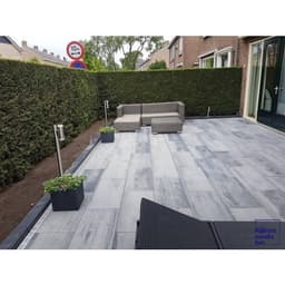 H2O comfort square 40x80x5 cm nero/grey 2