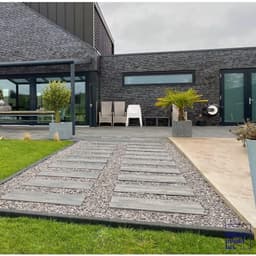 H2O comfort square 40x80x5 cm nero/grey 3