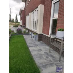 Patio square 60x60x4 cm nero/grey 4