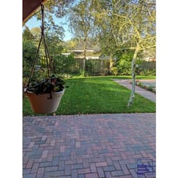 Betonstraatsteen 6 cm rood/zwart komo 5