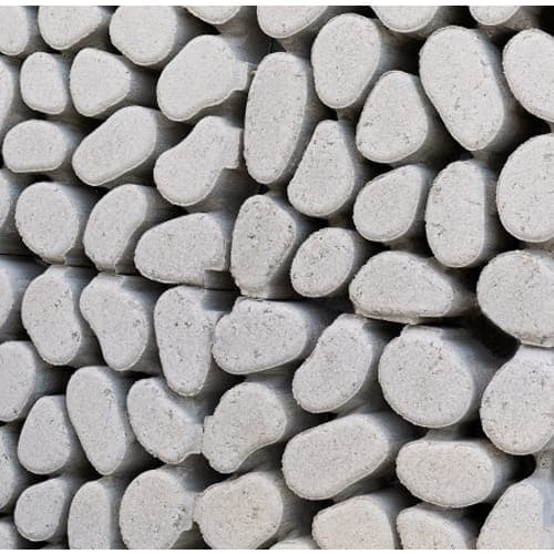 Keigrassteen 45x45x10 cm grijs