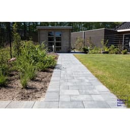 Straksteen 20x30x5 cm grijs/zwart 2