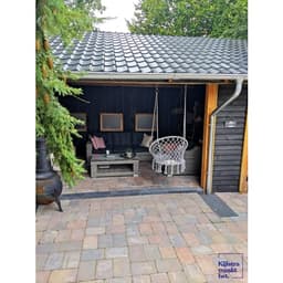 Stonique trommel 20x30x6 cm oud bruin 4