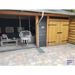 Stonique trommel 20x30x6 cm oud bruin 5