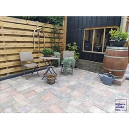 Stonique trommel 20x30x6 cm oud bruin 6