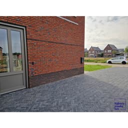 Stonique trommel waalformaat 20x5x7 cm antraciet 6