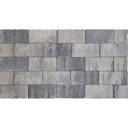 Design brick 8 cm nero/grey mini facet komo 1