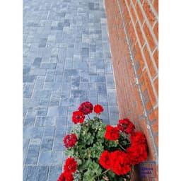 Design brick 8 cm nero/grey mini facet komo 2