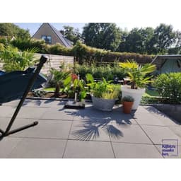 Design square 60x60x4 cm black 2