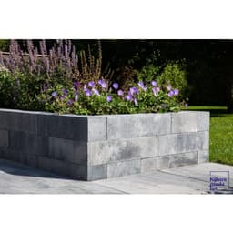 Linea 15x15x60 cm grijs/zwart 2