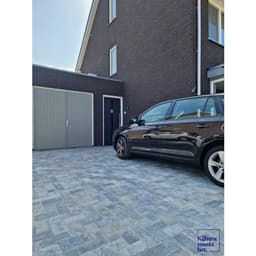 Stonique trommel betonstraatsteen 21x10,5x6 cm grijs/zwart 4