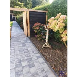 H2O comfort square 20x30x6 cm nero/grey 2