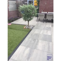 H2O comfort square 60x60x4 cm concrete 4