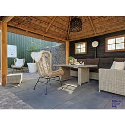 H2O comfort square 60x60x4 cm dark sepia 2