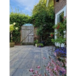 H2O comfort square 60x60x4 cm metallica corten 2