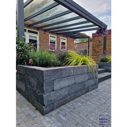 Linea trommel 15x15x45 cm antraciet 2