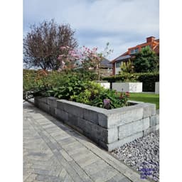 Linea trommel 15x15x60 cm grijs/zwart 2