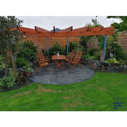 Stonique trommel 21x14x7 cm grijs/zwart 6