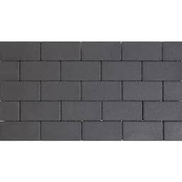 Design brick 6 cm black mini facet komo 2