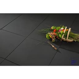 H2O comfort square 60x60x4 cm black 2