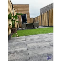 H2O comfort square 60x60x4 cm nero/grey 3