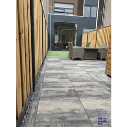 H2O comfort square 60x60x4 cm nero/grey 4