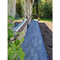 Dikformaat strak XL 28x7x8 cm grijs/zwart 3