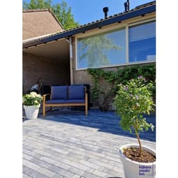 Dikformaat strak XL 28x7x8 cm grijs/zwart 5