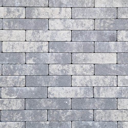 Waalformaat strak 20x5x6 cm grijs/zwart komo