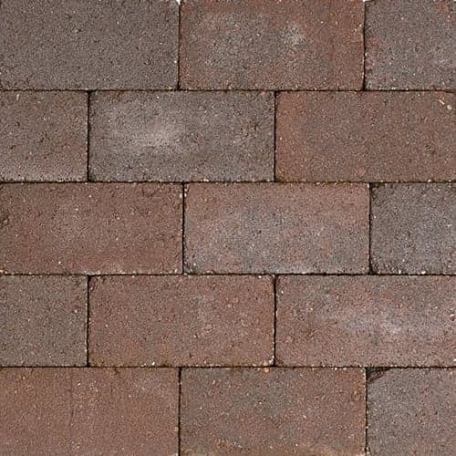 Stonique trommel betonstraatsteen 21x10,5x6 cm groningerbruin