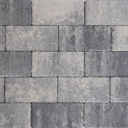 Design brick 6 cm nero/grey mini facet komo