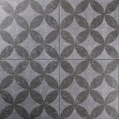 MBI GeoProArte Flowers 60x60x4 cm Light Grey Flower (beschikbaarheid op aanvraag)