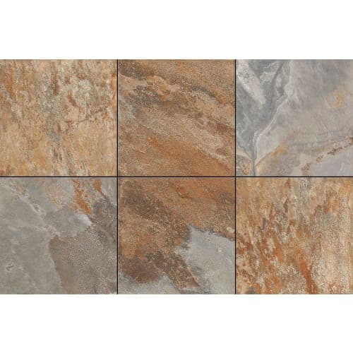 Cerasun 60x60x4 cm savona multi antracite