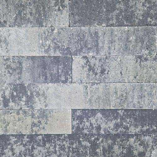 Linea 10x10x60 cm grijs/zwart