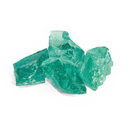 Glas turquoise 100-300 mm (gaasbox 900 kg)