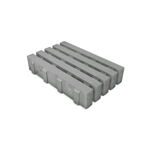 MBI EcoSteen Stroke 60x40x12 cm grijs