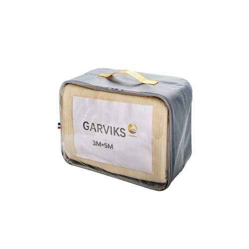 Schaduwdoek driehoek 400x400x400 gebroken wit