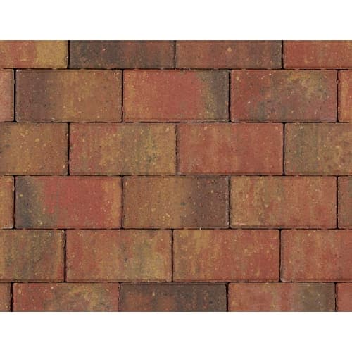 Betonstraatsteen 6 cm oud bont komo