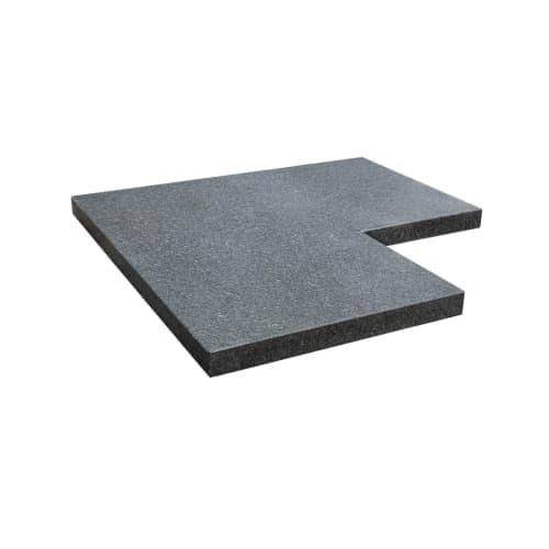 Hoek vijver pacific waterjet 50/30X50/30X3 cm