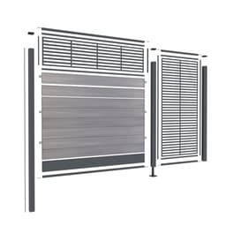 terras & trends Fence deco-profiel trellis horizontaal 45x176,5 cm RAL7016 (1008) 1