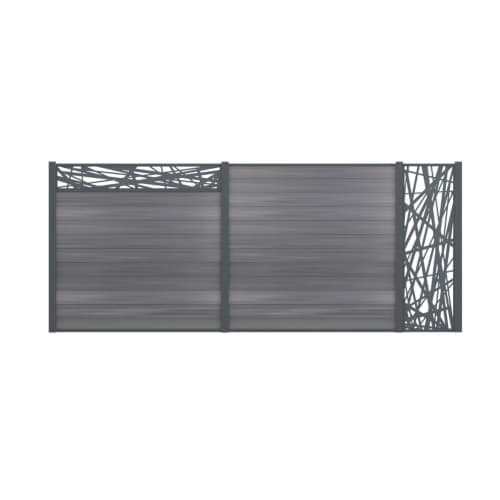 terras & trends Fence deco-profiel iron verticaal 58x182 cm RAL7016 (1011)